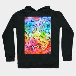 Watercolor doodle Hoodie